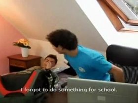 Two young students fuck after exam