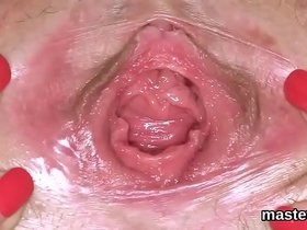Slutty czech girl spreads her spread vulva to the unusual