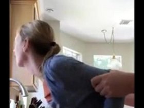 Mom Fucking in the Kitchen