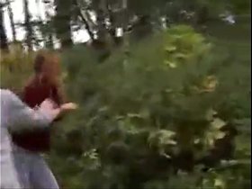 girl forced in the woods