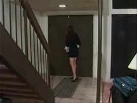 Mom Catches Babysitter Fucking and Joins In