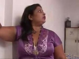 Indian lady fucking a strange man in her home