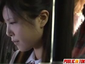 Japanese teen having sex in public