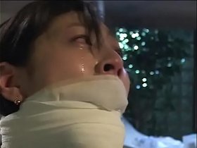 Dirty asian bitch Arimi Mizusaki is all tied up, gagged and whipped until she cries.WMV