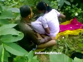 Young fucking whore in India forest (new)